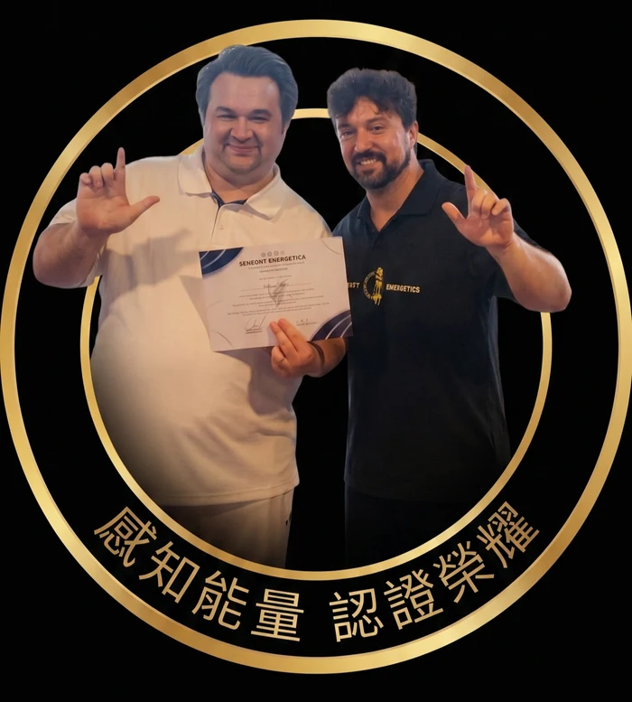 Ricardo Flash recibiendo su certificación internacional de Sensory Energetics